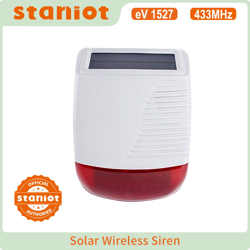 Home Security Upgrades - Staniot Sirene Strobo Surya Luar Ruangan
