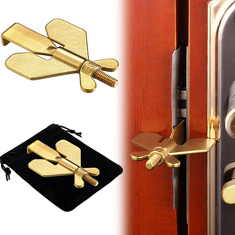 Home Security Jammers - 1PC Kunci Pintu Keamanan Untuk Perjalanan,