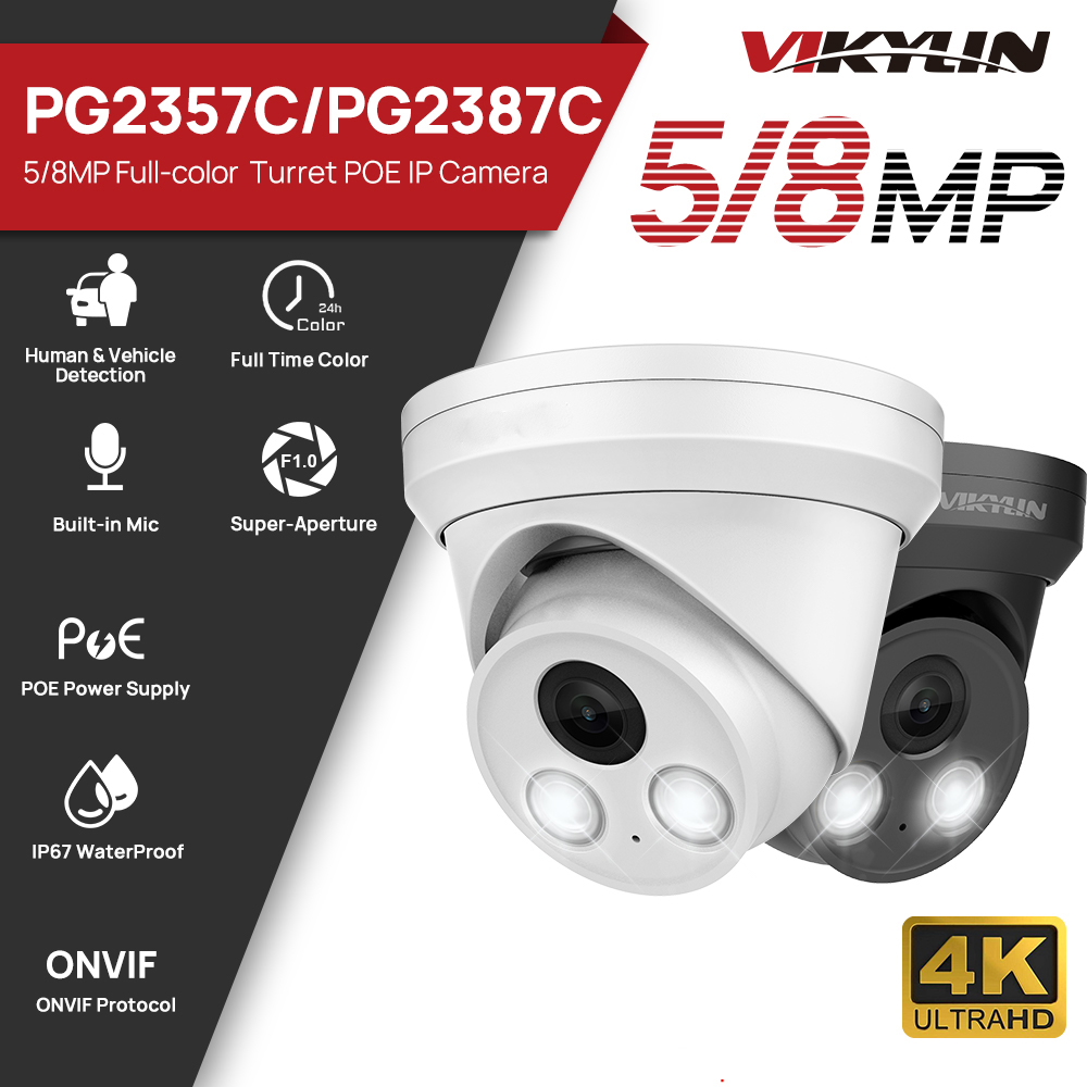 Home Security Options - VIKYLIN 5/8MP 4K Kamera IP Penuh