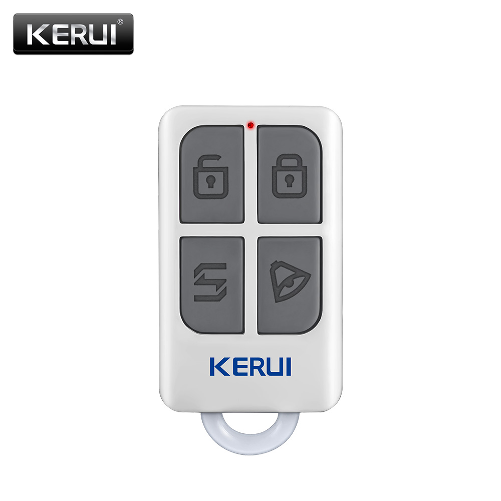 Home Security Installation - KERUI Gantungan Kunci 4 Tombol Remote