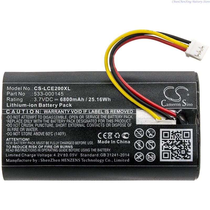 Home Security Battery Replacement - 100% BARU Baterai Pengganti 3.7V 5200/6800mAh