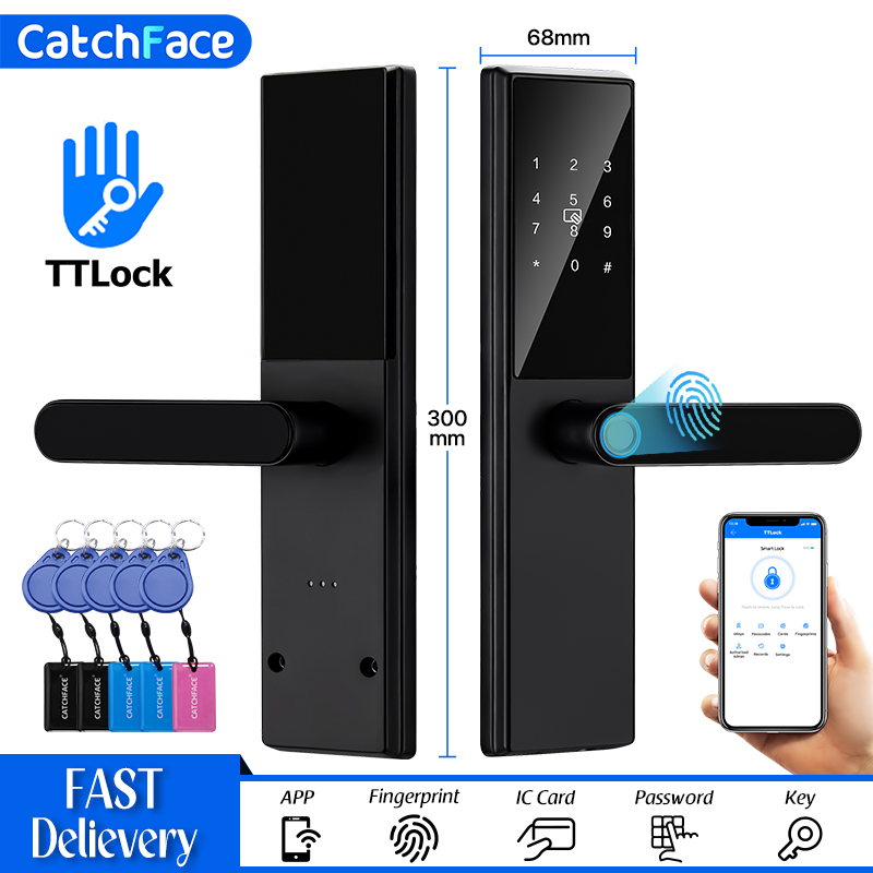 Home Security Ideas - Kunci pintu sidik jari Bluetooth, kunci