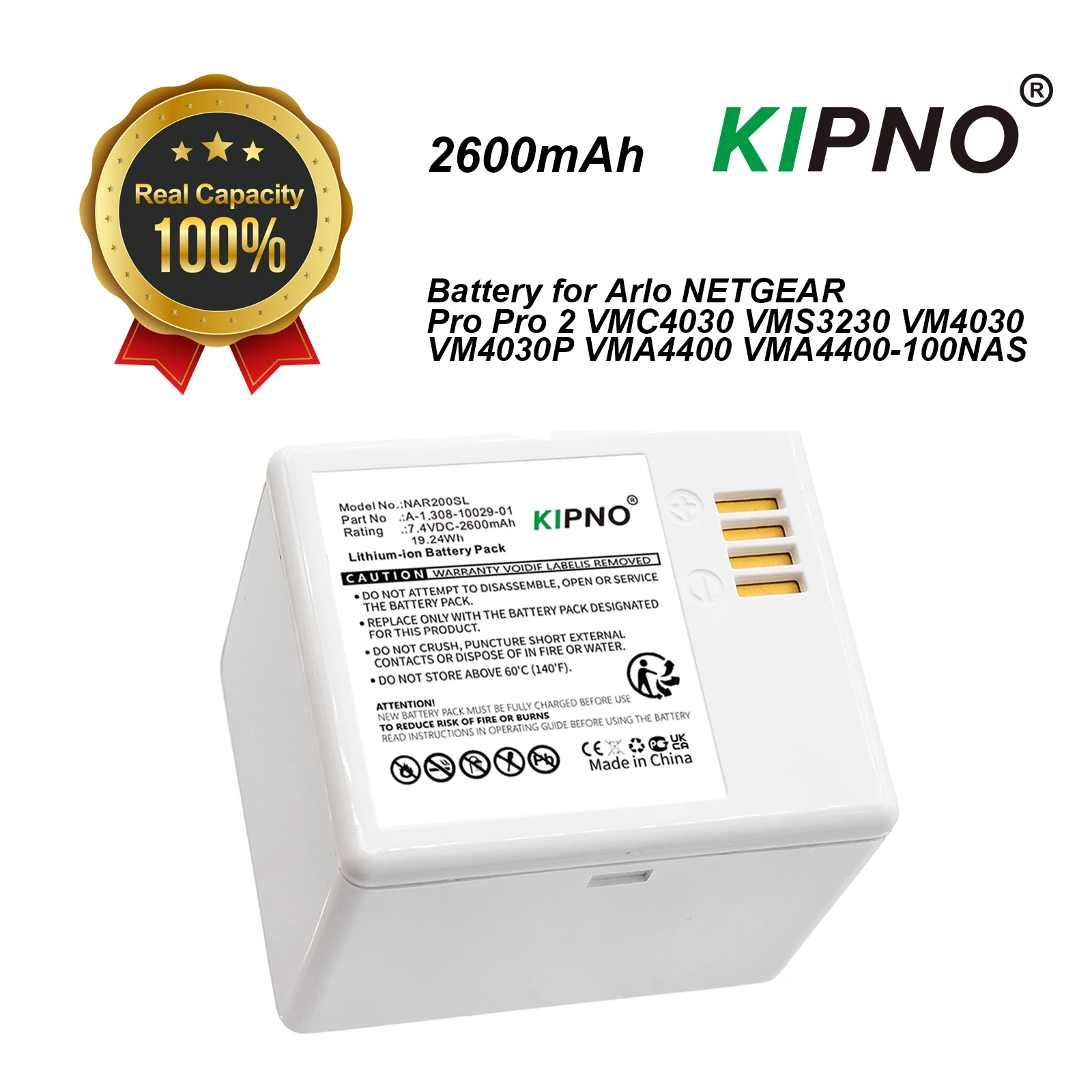 Home Security Battery Replacement - Baterai Pengganti KIPNO A-1 untuk Kamera