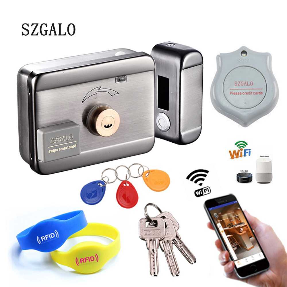 Home Security Ring System - Kontrol WiFi Kunci Listrik Kunci Gerbang
