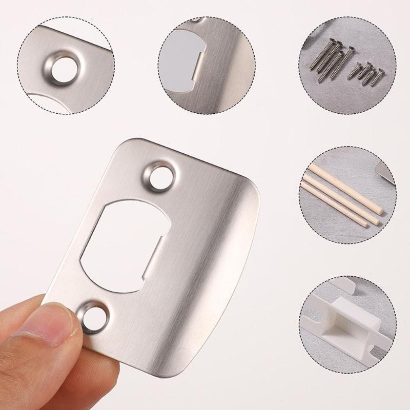 Home Security Installation - Set Pelat Pemogokan Pintu Set Penguat