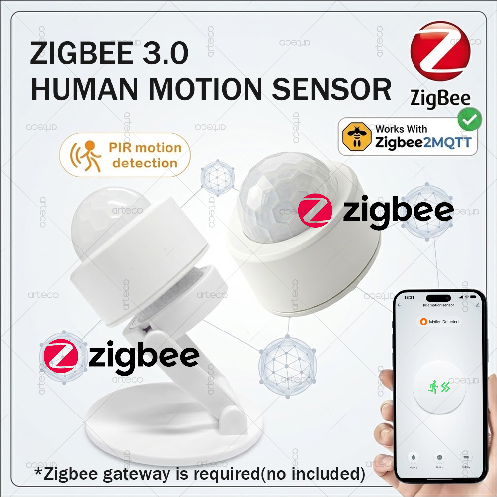 Home Security Business - Zigbee 3.0 Sensor Gerak PIR Mini
