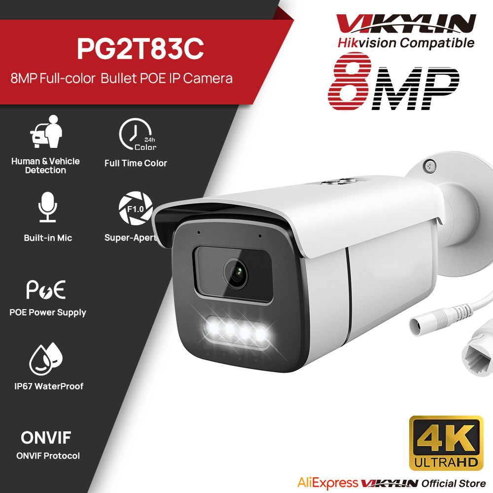 Home Security Options - Vikylin Kamera IP Peluru Penglihatan Malam