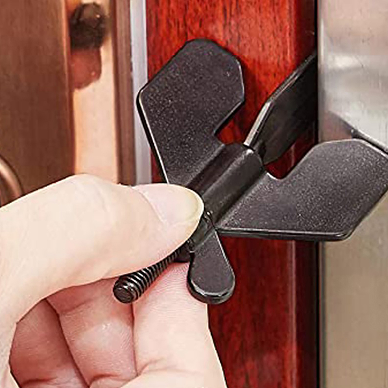 1PC Kunci Pintu Keamanan Untuk - Home Security Jammers ulasan dan harga