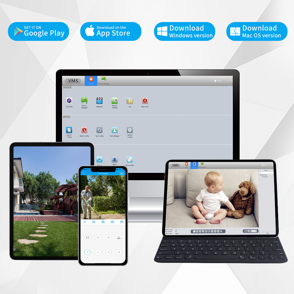 Kit Sistem Kamera Keamanan 4K  - Home Security Systems With Cameras ulasan dan harga