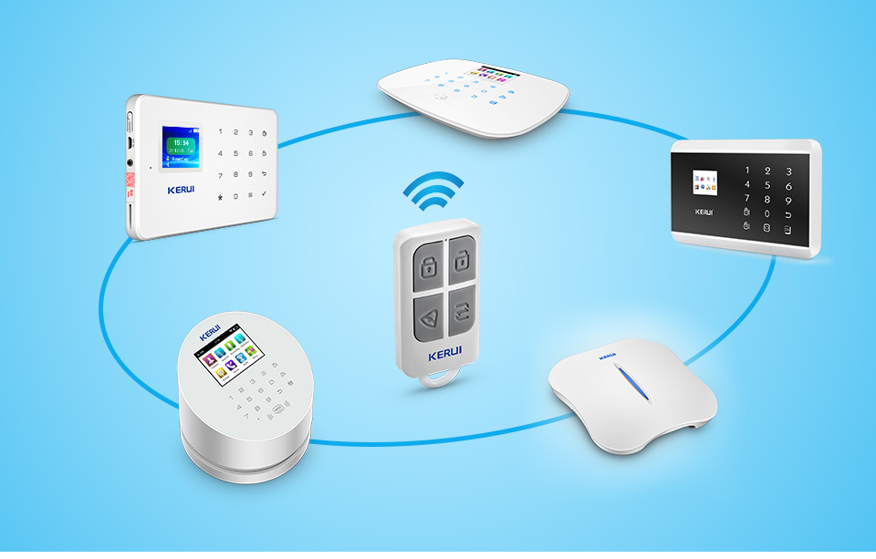 KERUI Gantungan Kunci 4 Tombol - Home Security Installation ulasan dan harga