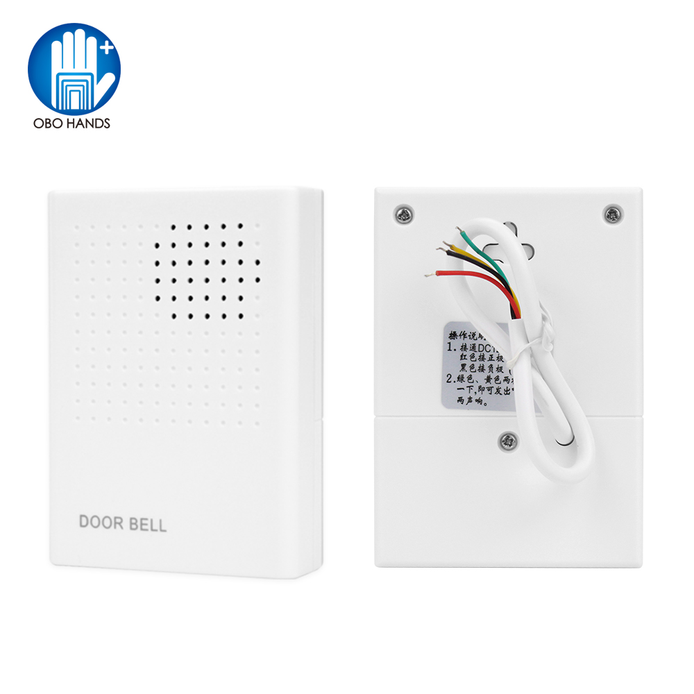 4 Kabel Kabel Putih Bel Pintu  - Home Security Ring System ulasan dan harga