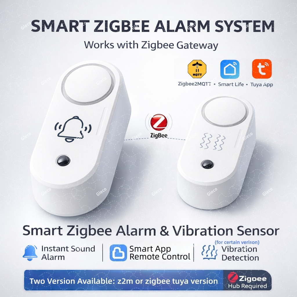Alarm Sirene Zigbee dengan Det - Home Security Options ulasan dan harga