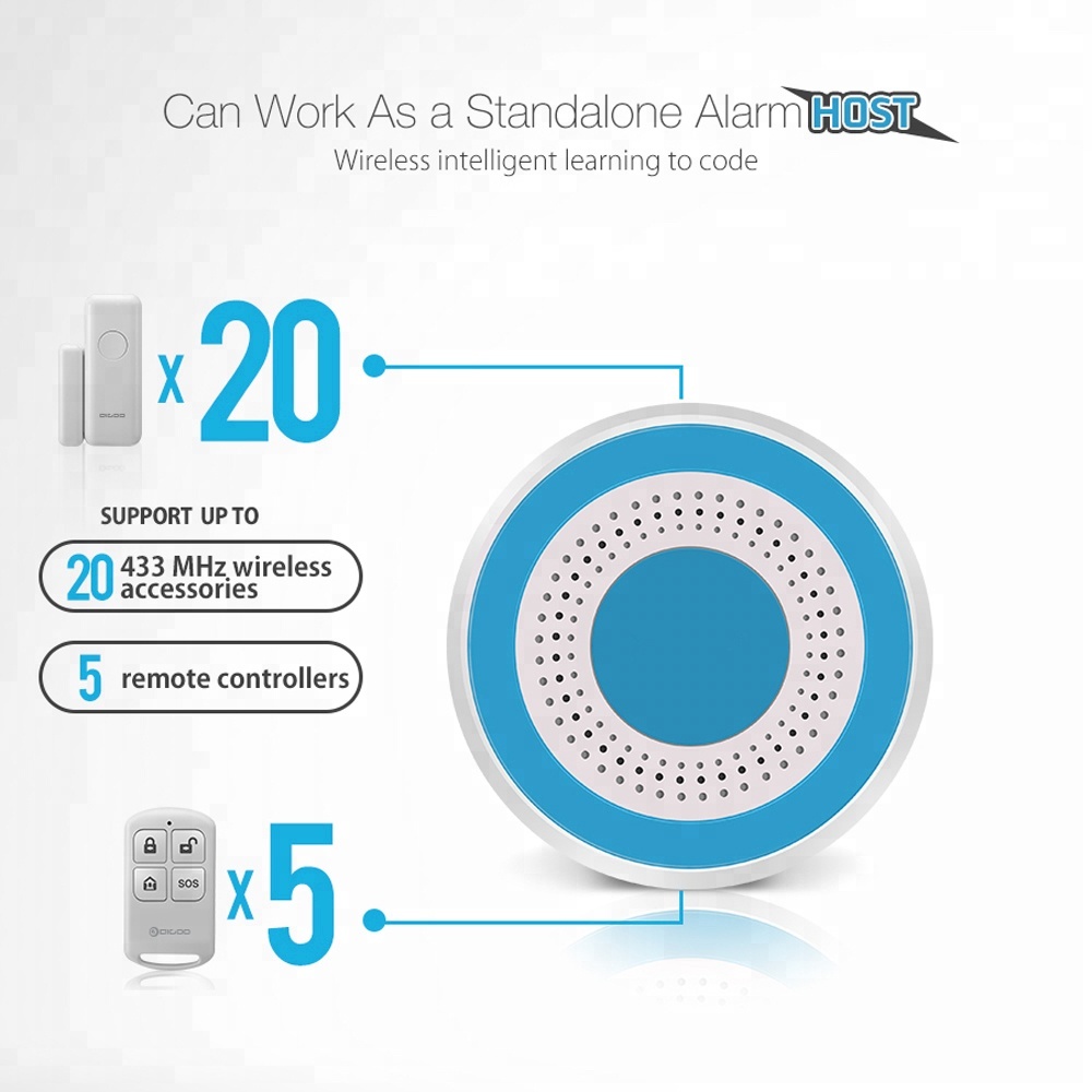 PGST 433Mhz Alarm Sirene Nirka - Home Security Upgrades ulasan dan harga