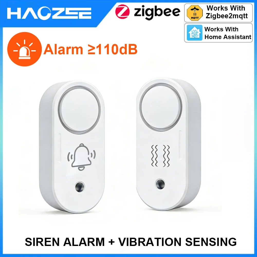 Haozee Zigbee 110dB Sensor Get - Home Security Options ulasan dan harga