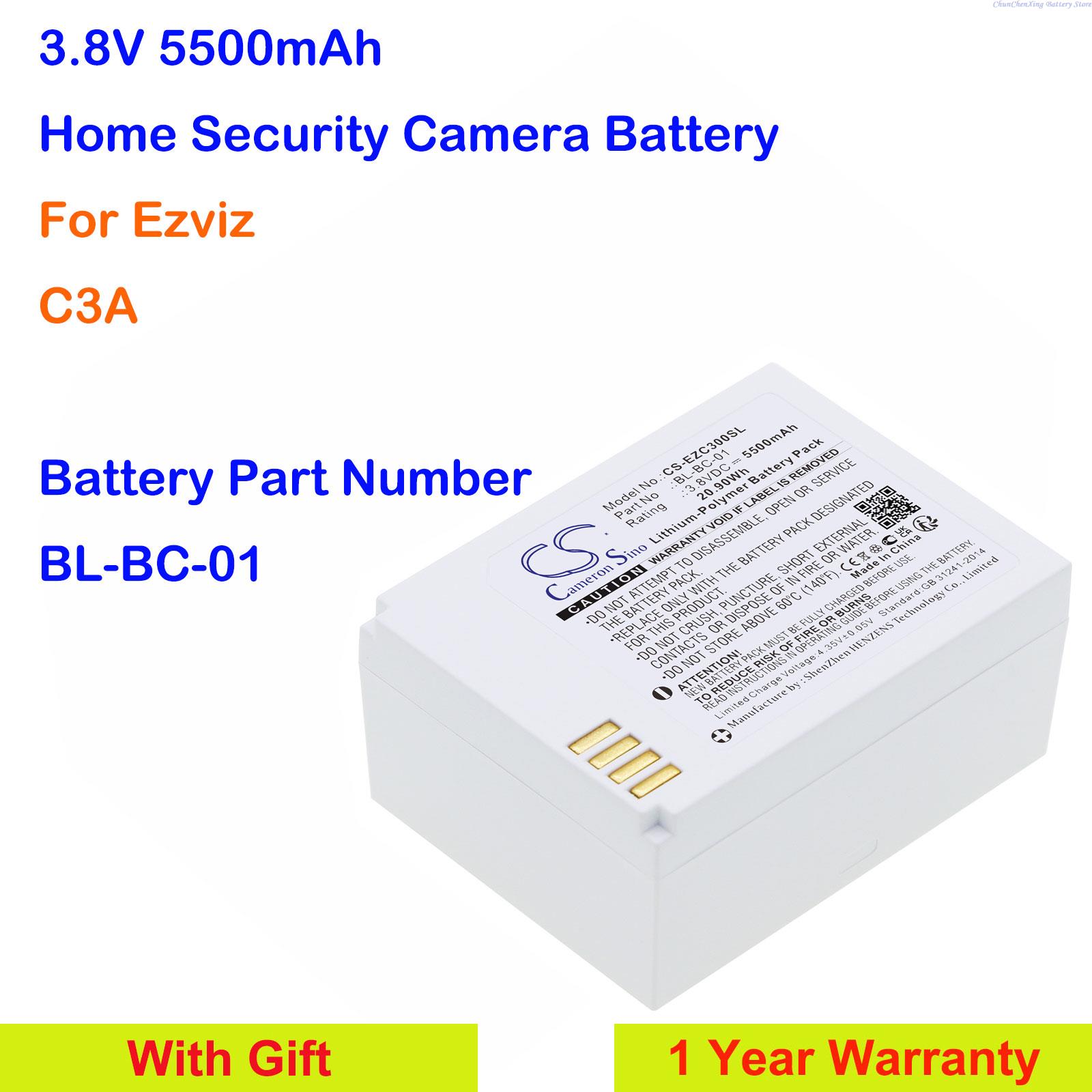 Cameron Sino 3.8V 5500MAh Bate - Home Security Battery Replacement ulasan dan harga