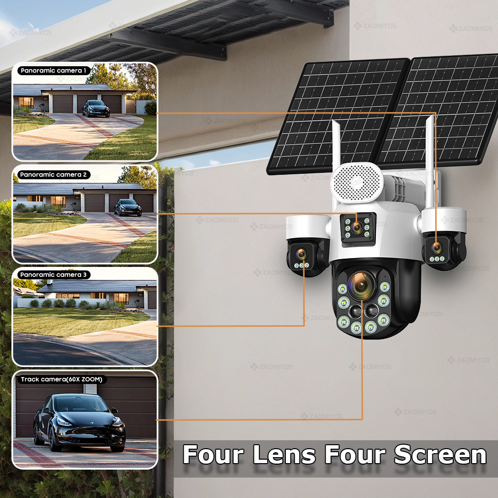 4 Lensa Luar Ruangan 360 °   K - Home Security Installation ulasan dan harga