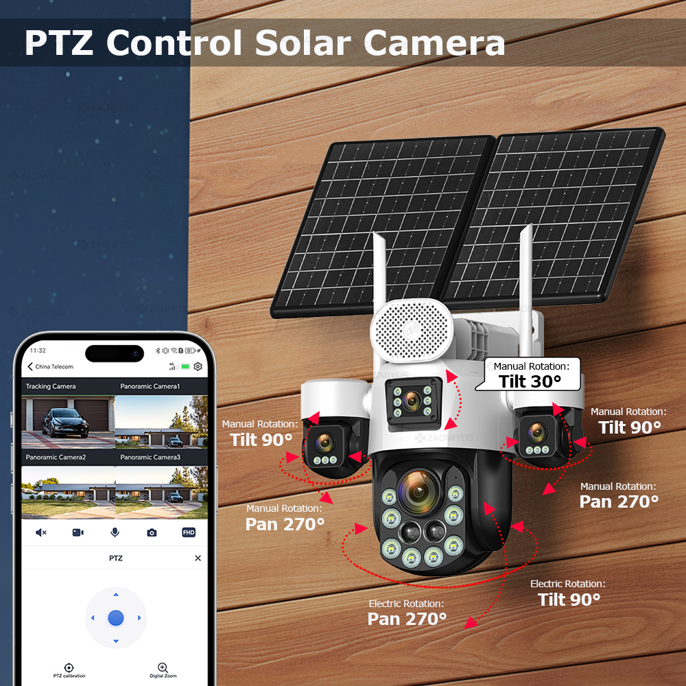 4 Lensa Luar Ruangan 360 °   K - Home Security Installation ulasan dan harga