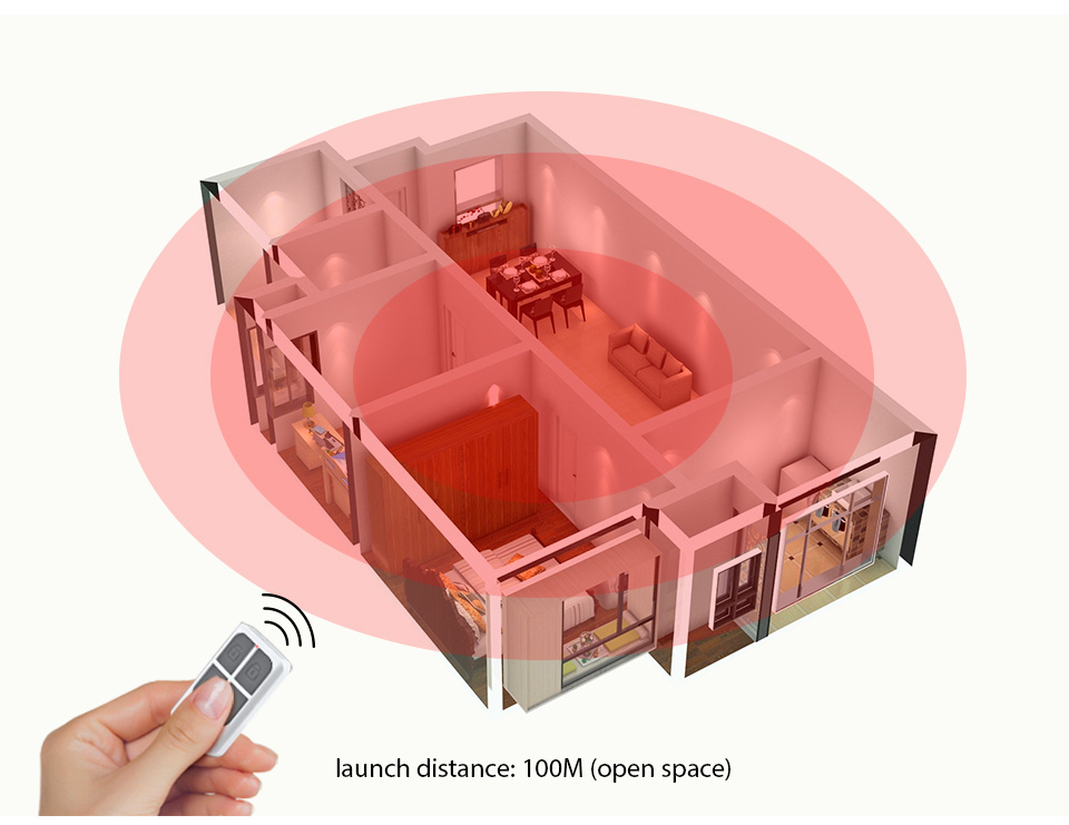 RC531 Remote Control Nirkabel  - Home Security Installation ulasan dan harga