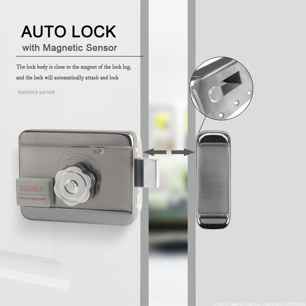 Kontrol WiFi Kunci Listrik Kun - Home Security Ring System ulasan dan harga