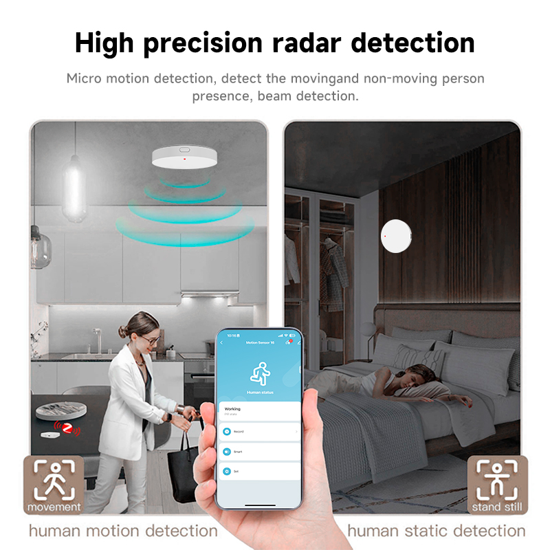 Tuya Zigbee 3.0 24GHz MmWave D - Home Security Business ulasan dan harga