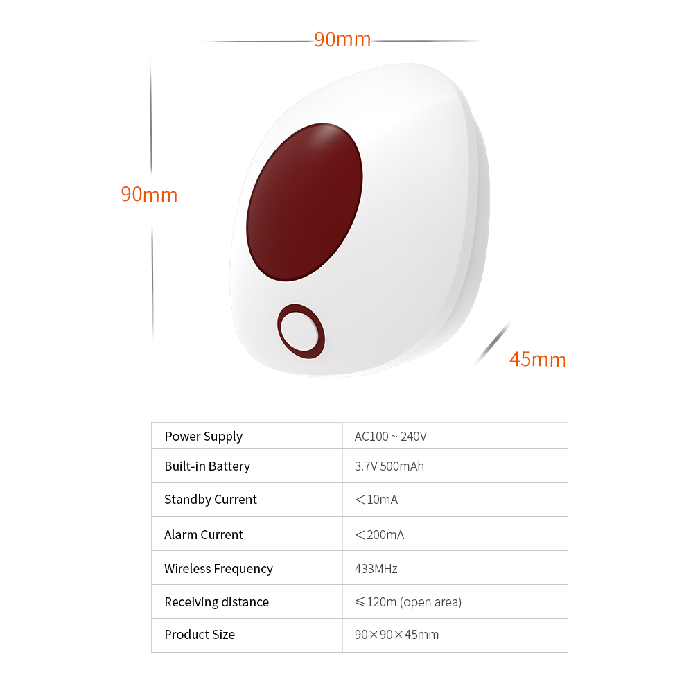 Staniot Sirene Nirkabel Dalam  - Home Security Upgrades ulasan dan harga