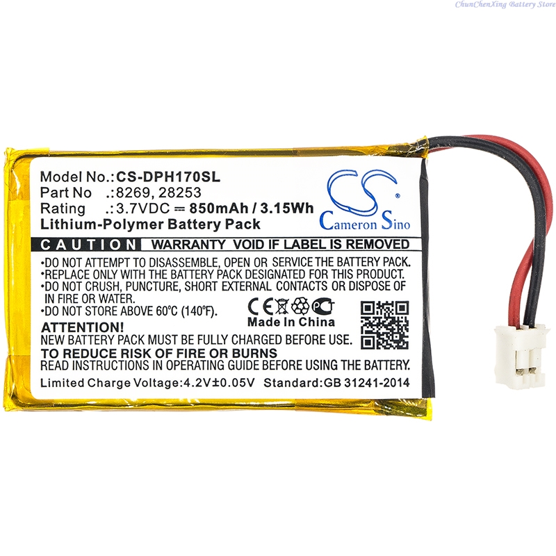 Cameron Sino 3.7V 850mAh Bater - Home Security Battery Replacement ulasan dan harga