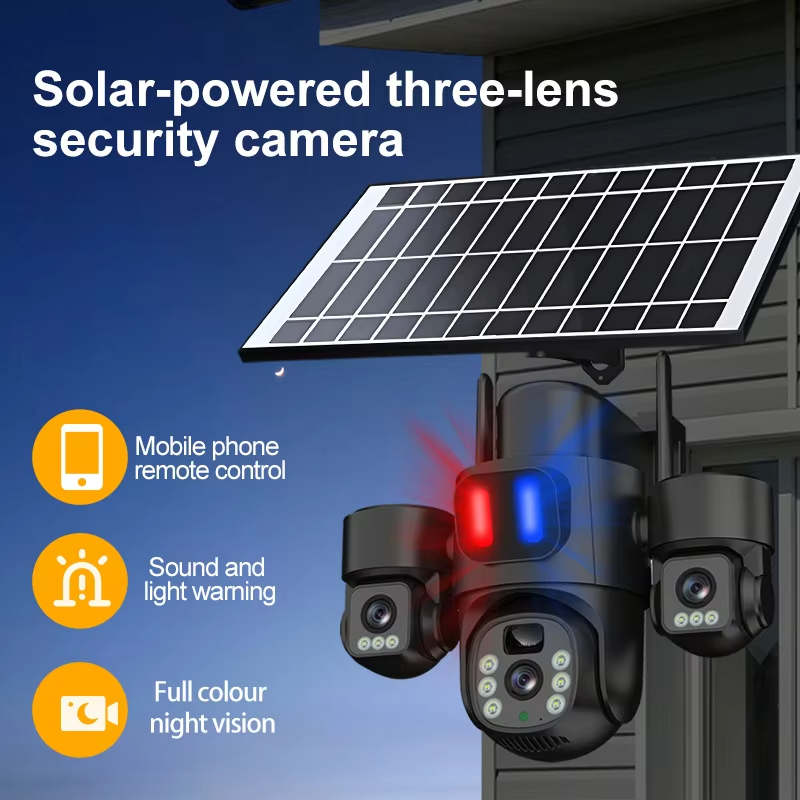 Kamera PTZ Tenaga Surya WIFI L - Home Security Outdoor Cameras ulasan dan harga