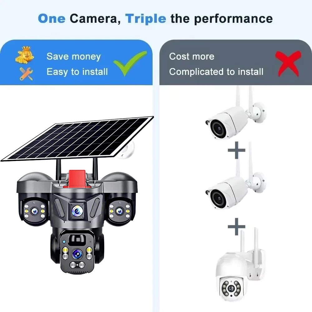 KERUI Keamanan Rumah CCTV Vide - Home Security Outdoor Cameras ulasan dan harga