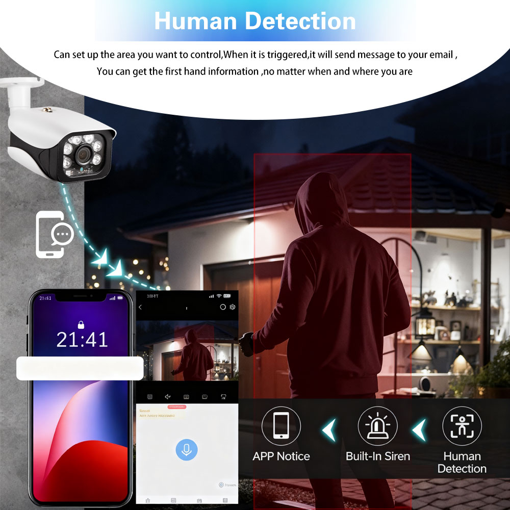 Sistem Kamera Keamanan Tuya 8M - Home Security Systems With Cameras ulasan dan harga