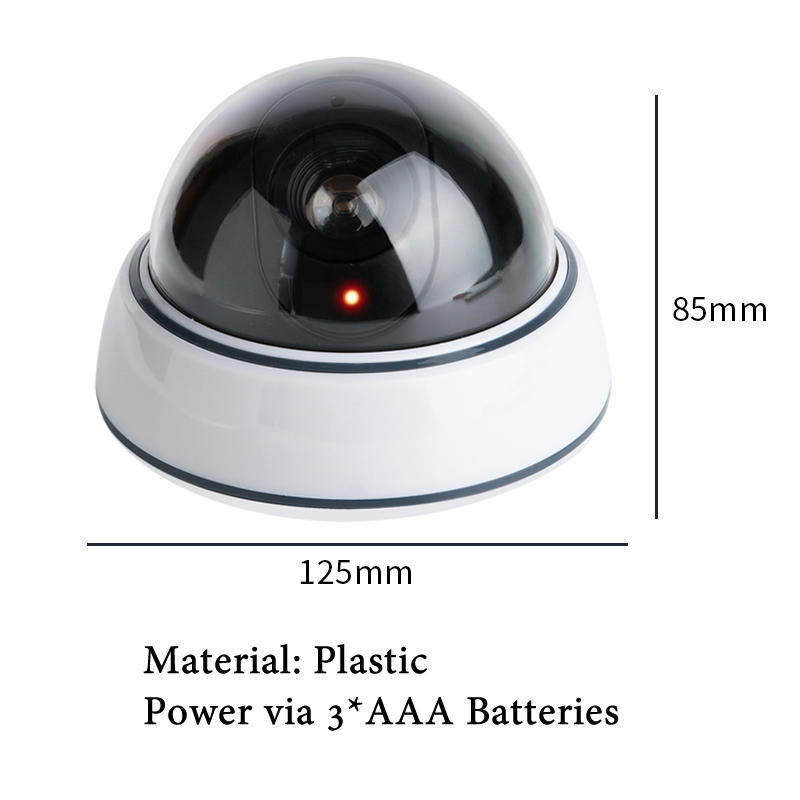Kamera Kubah Palsu Hitam/Putih - Home Security Ideas ulasan dan harga